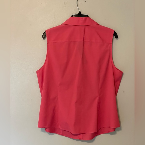 Talbots Petites Button Down sleeveless Top Sz 16P - Picture 3 of 9